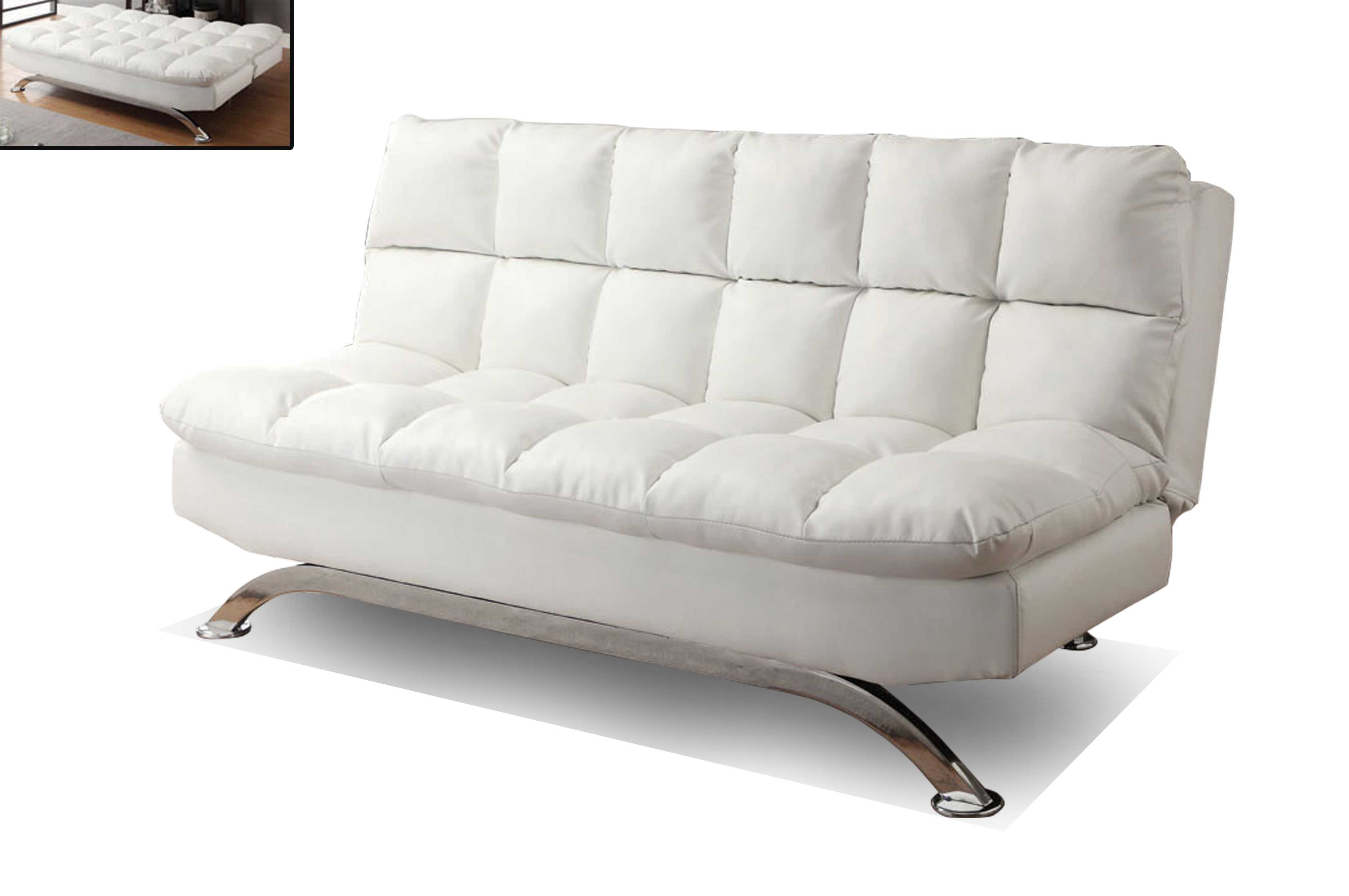 Klik Klak Sofa Bed White Ameublement Beaubien Magasin De Meubles Klik Klak Sofa Bed White