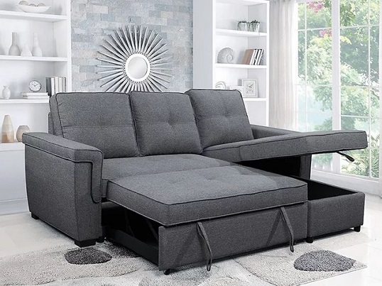 abbyson hamilton storage sofa bed reversible sectional